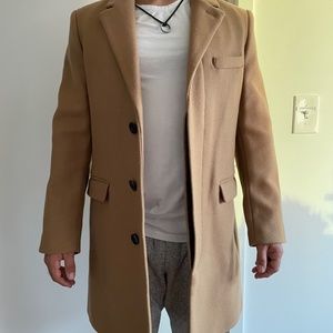 Coach Men's Wool Overcoat (Sz Small)